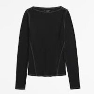 Ladies Long-Sleeve Featherweight Rib Top